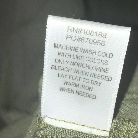 Socialite Green Bell Sleeve Boho Top, XS - Picture 8 of 8